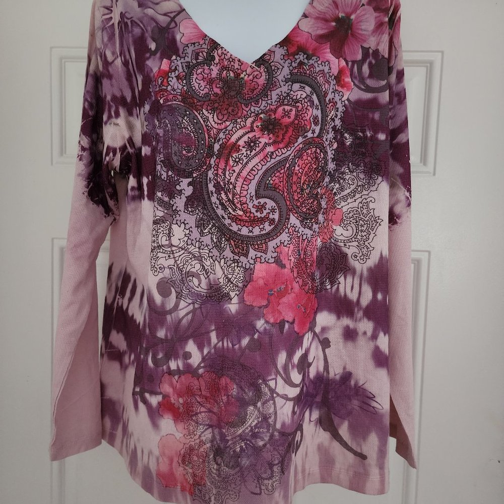 Womans Plus Size Long Sleeve T